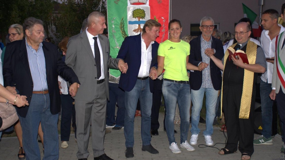 Benedizione dell'impianto sportivo