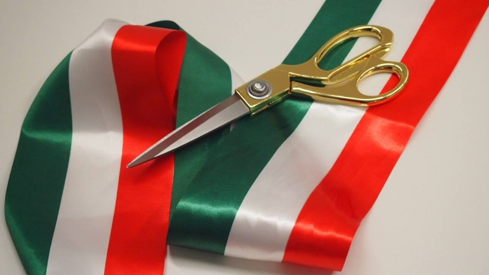 Il taglio del nastro